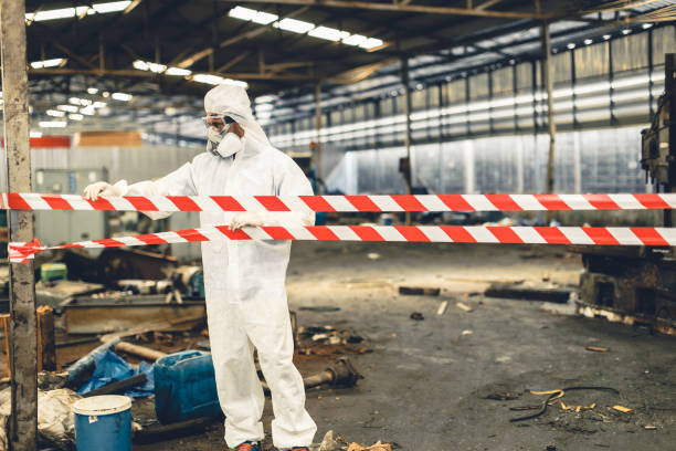 Professional Drug Lab Cleanup technician working in Brentwood, MO